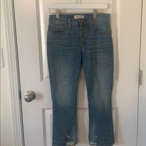 Madewell Cali Demi-Boot Light Wash Jeans